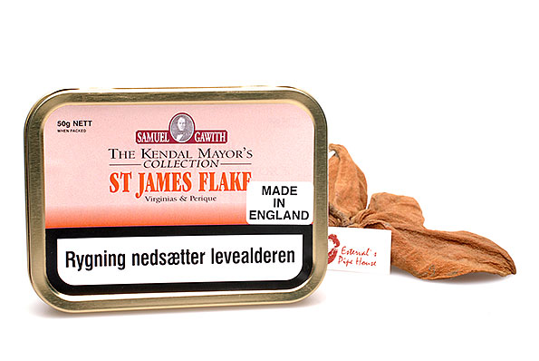 Samuel Gawith St. James Flake Pfeifentabak 50g Dose  Samuel Gawith St. James Flake Pfeifentabak 50g Dose